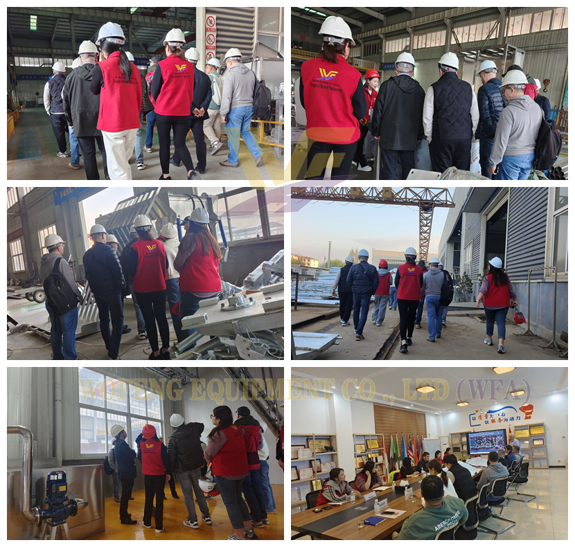 Kazakhstan Customers Visit WFA Factory for Pig Slaughter Equipment Project