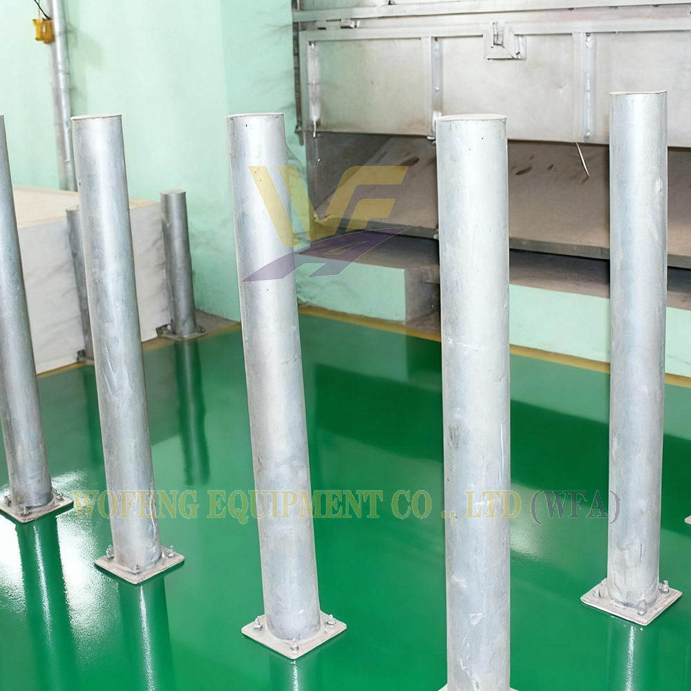 Cattle Slaughterhouse Equipment Safety Pillar Abattoir Plant