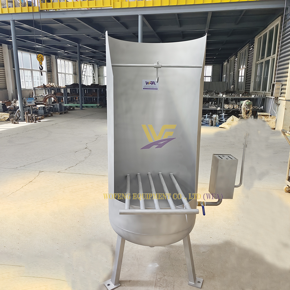 Small Abattoir Design Cattle Head Washer Slaughter Machine