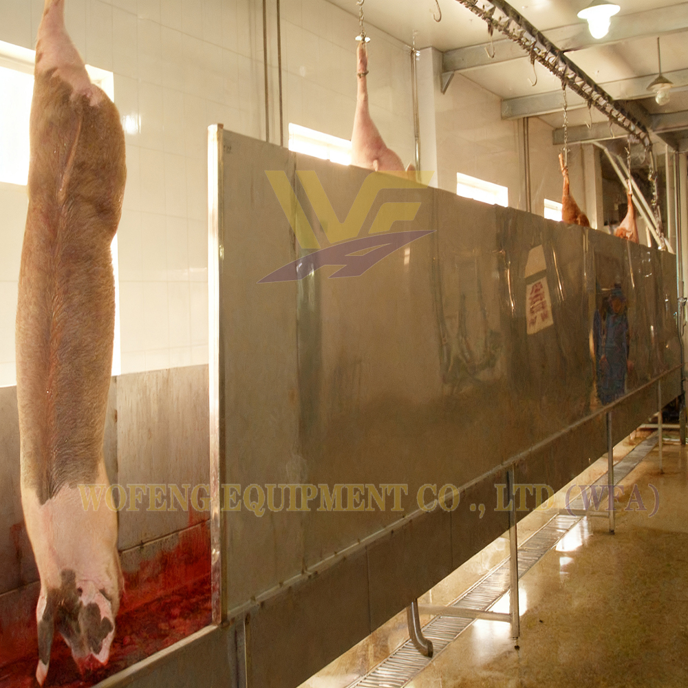 Abattoir Equipment Swine Blood Trough Pig Slaughter Machine