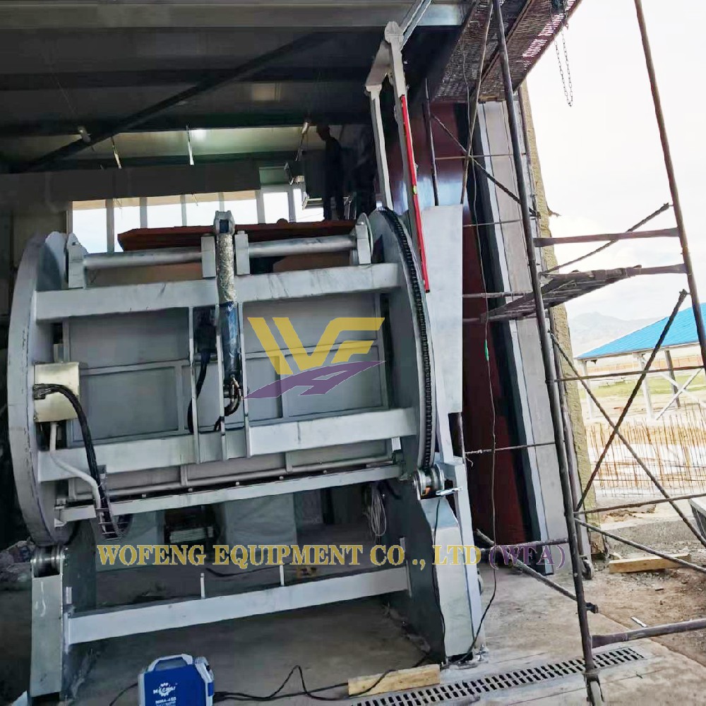 WFA Factory Manufacture Cattle Halal Ritual Rotary Killing Box For Cattle Slaughterhouse