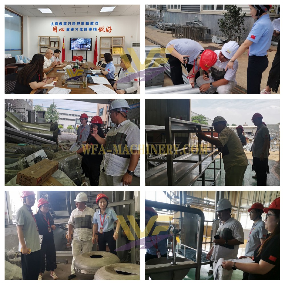 Kyrgyzstan Client Successfully Inspects Livestock Processing Equipment at WFA Factory​